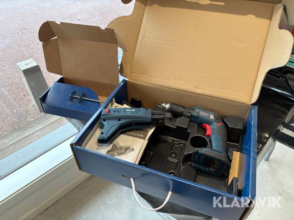Skruvautomat Bosch Professional GSR 18 V-EC TE inklusive MA 55