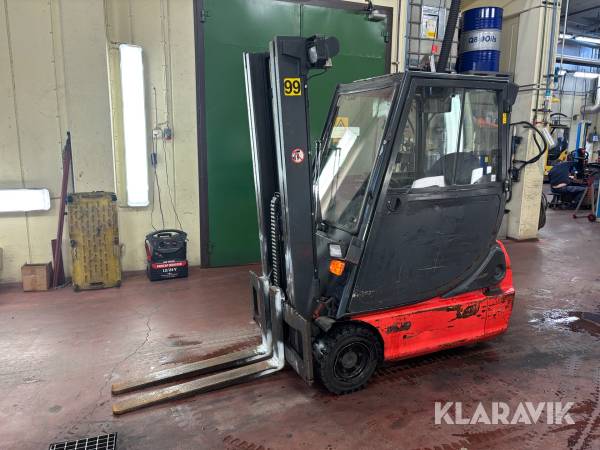 Motviktstruck Linde E16C-02 1600kg / 4600mm hyttvärme