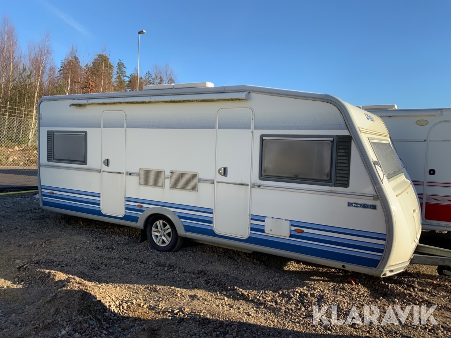 Husvagn Polar ombyggd till kontor. OBS! Oregistrerad