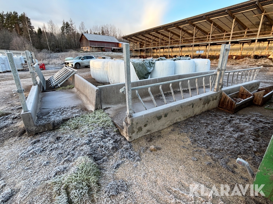 Foderkrubba Betong 4st