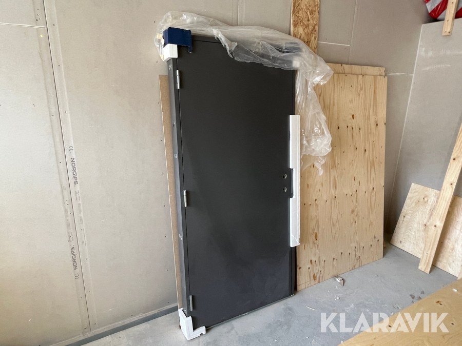 Dörrar Swedoor gråa komplett med karm 6st