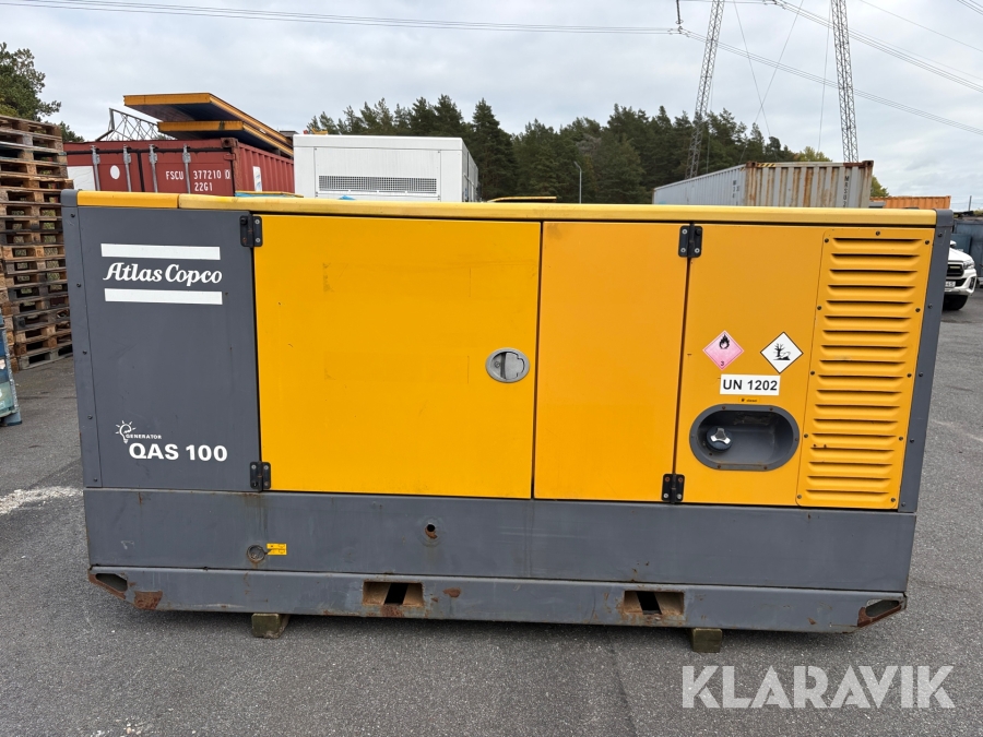 Generator Atlas Copco QAS 100