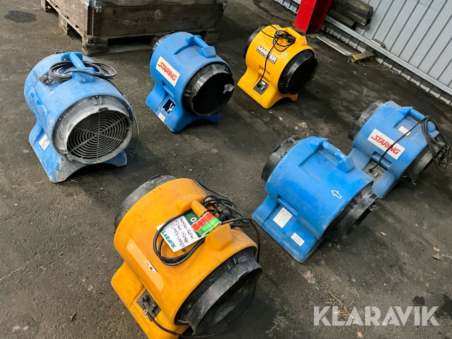 Evakueringsfläkt 6st