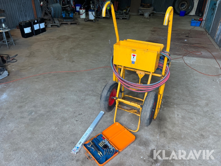 Svetskärra med tillbehör  
