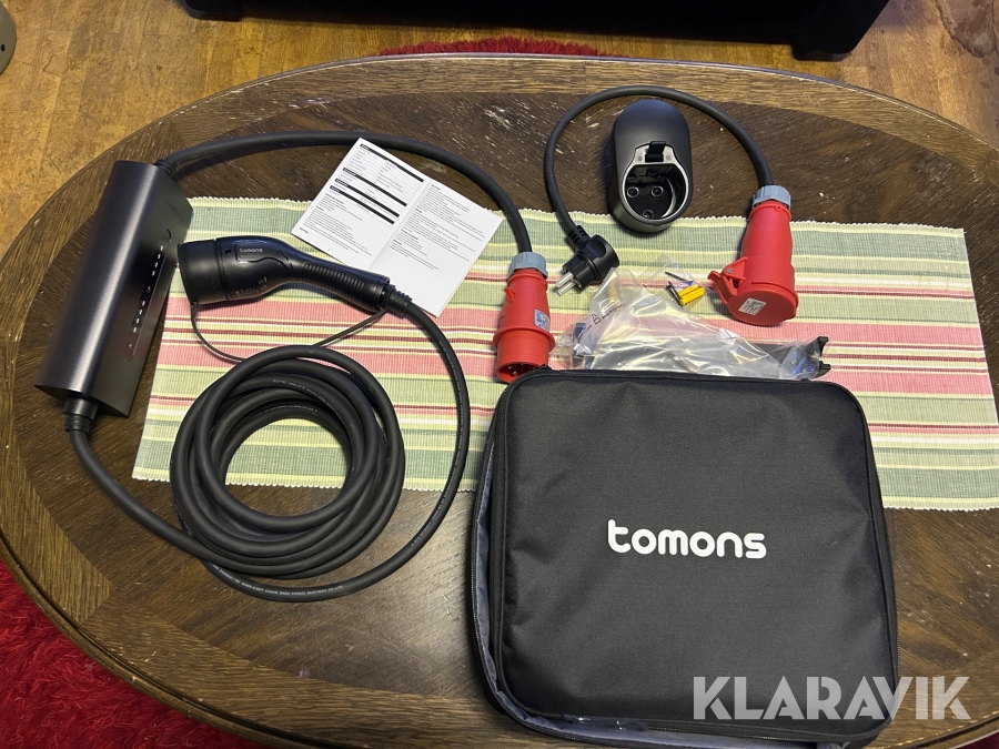 Elbilsladdare typ 2 snabbladdare Tomons