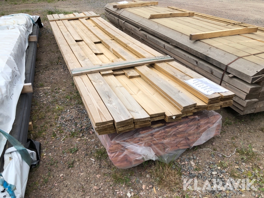 Panel 22x123 samt 22x120 tryckimpregnerat  