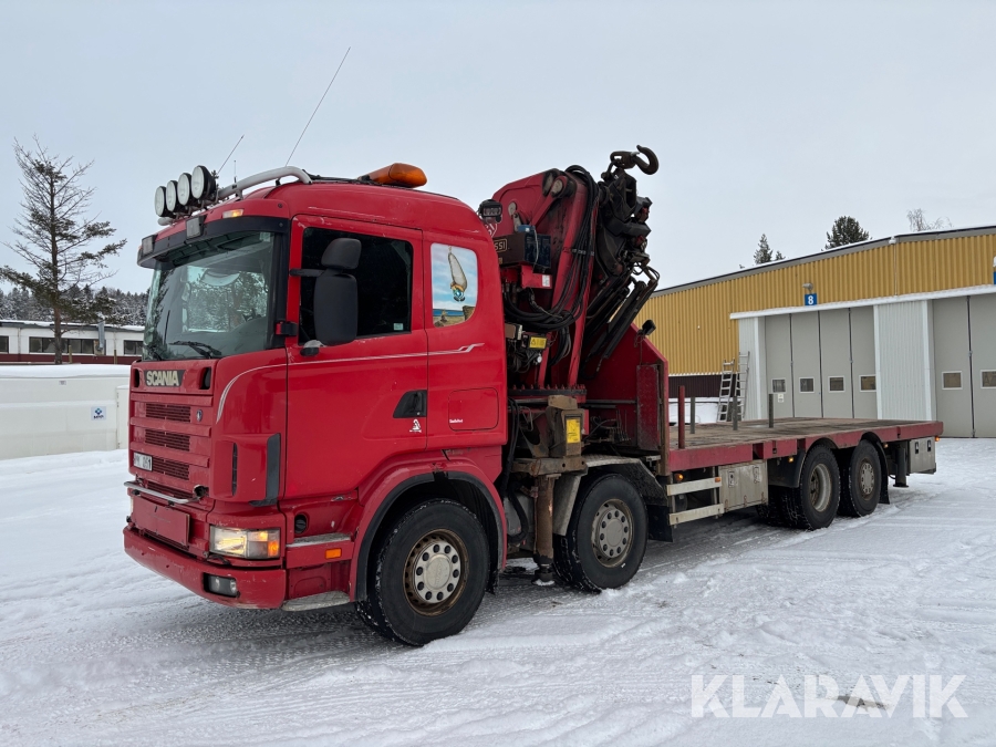 Kranbil Scania R124GB8X2*6NB400