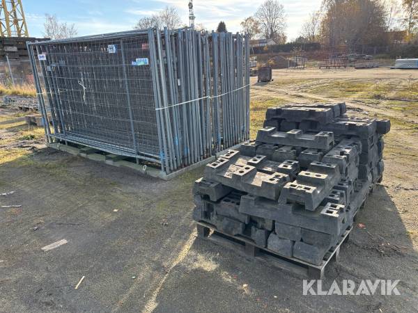 Byggstängsel - 55 st