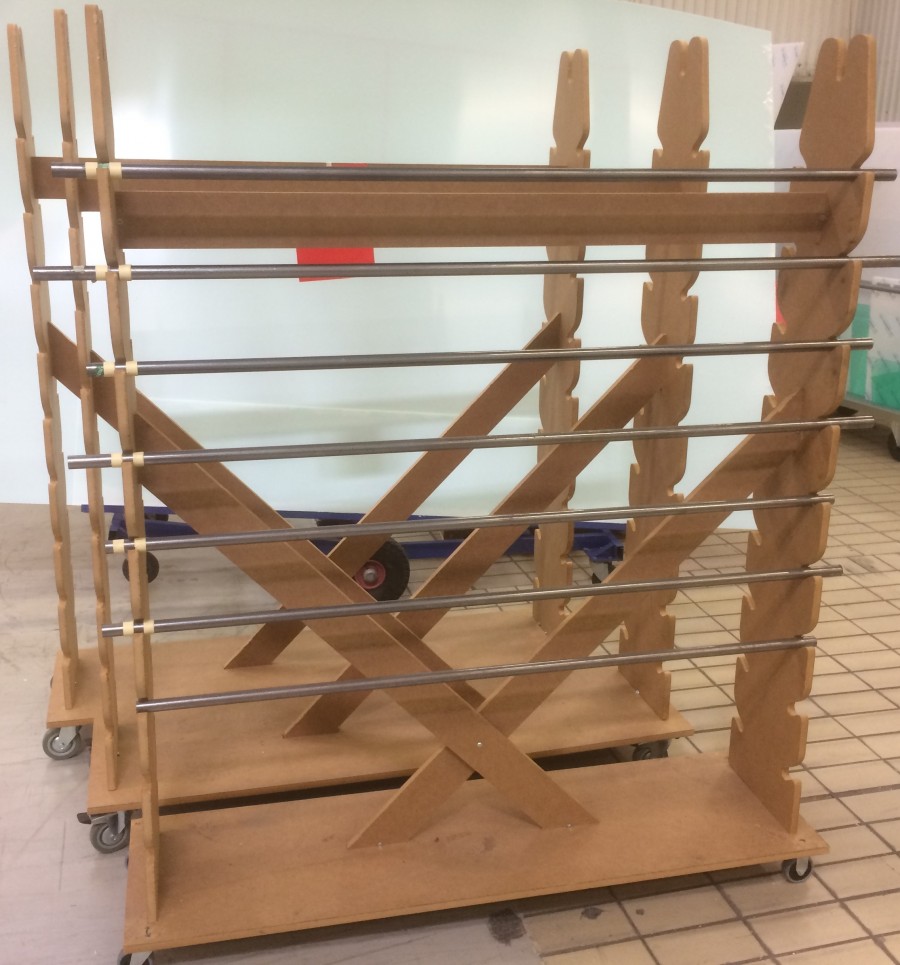 Rullställ-/rackvagn