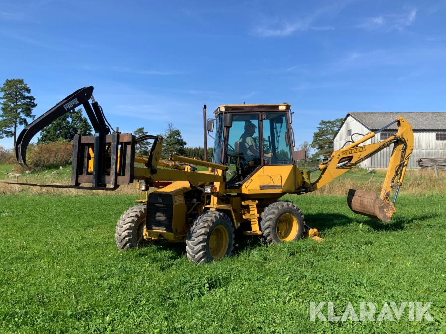 Traktorgrävare Hydrema 614 med svängande hytt