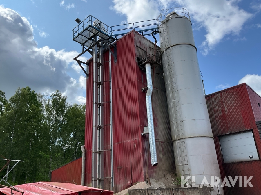 Betongstation hel produktionslinje för tillverkning av betong