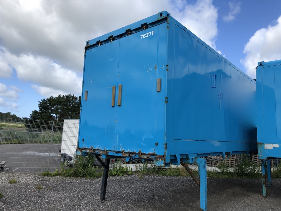 Växelflak 7,82 m / container
