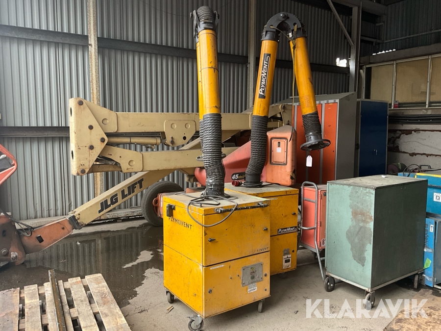 Svetsutsug rökätare Plymovent 2st