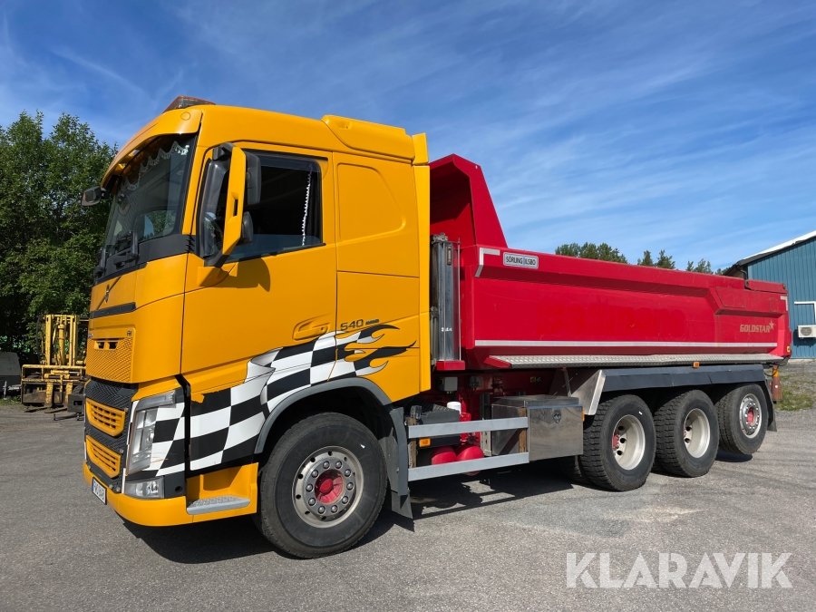 Tippbil Volvo FH 540 Tridem
