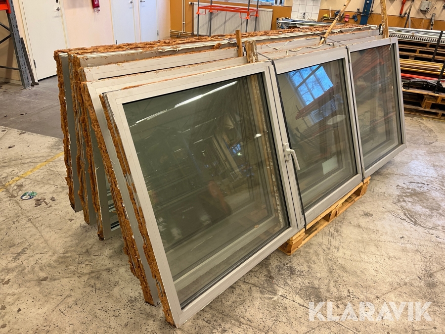 Fönsterpartier Aluminium 6st