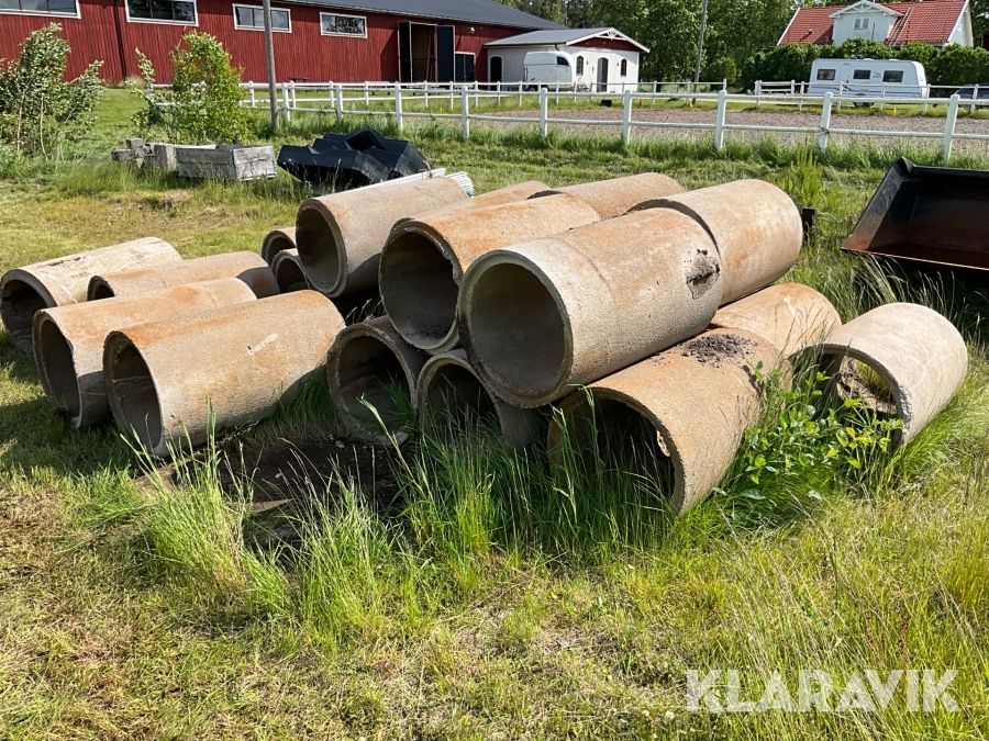 Lantbruksrör/Betongrör 19st