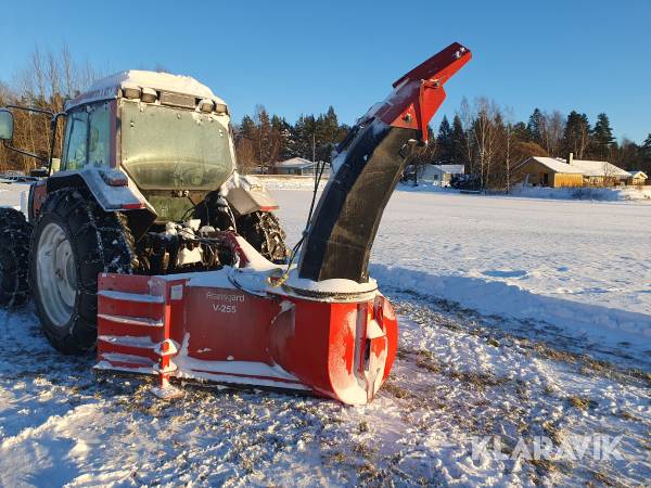 Snöslunga till traktor Fransgård V-255