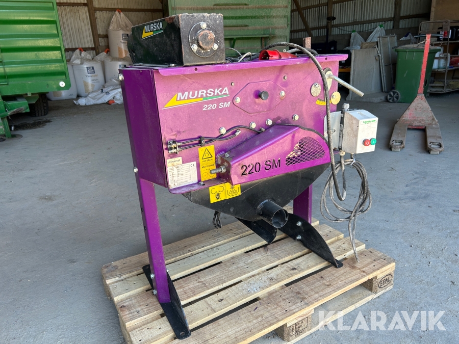 Spannmålskross med skruvar Murska 220 SM