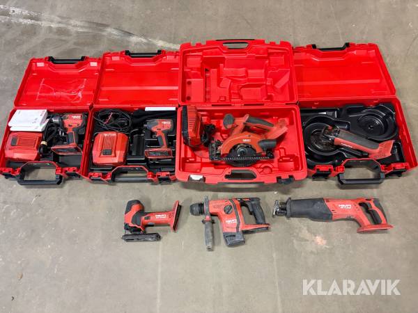 Parti med Verktyg 7 st Hilti