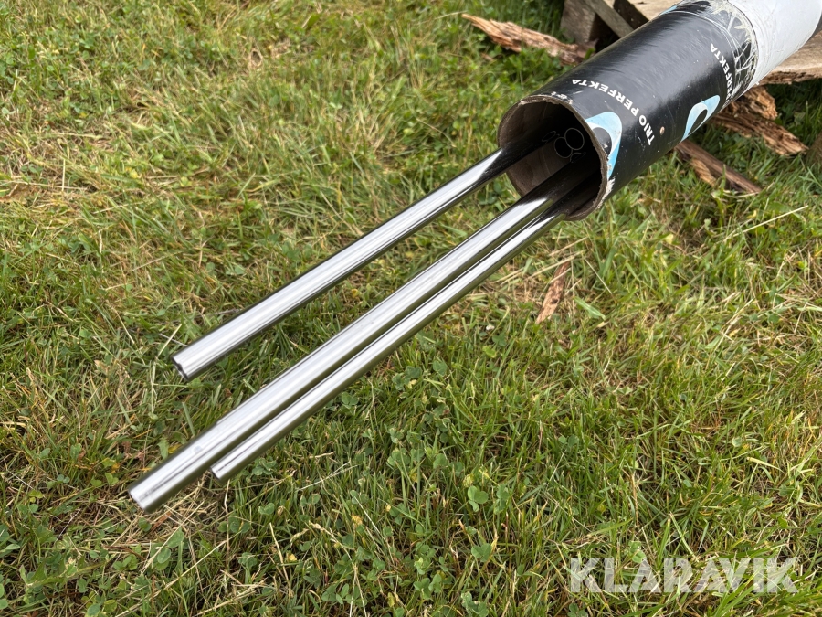 Förkromade kopparrör, halvhårda Trio Perfekta 7st