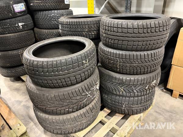 Vinterdäck 19 tum olika fabrikat och dimensioner 11 st