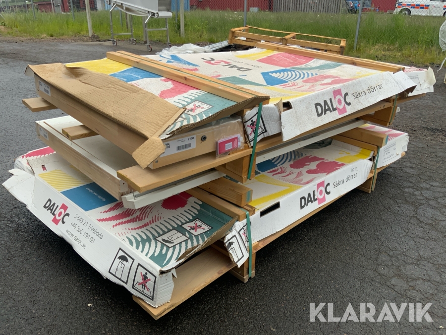 Innerdörrar Daloc 3st