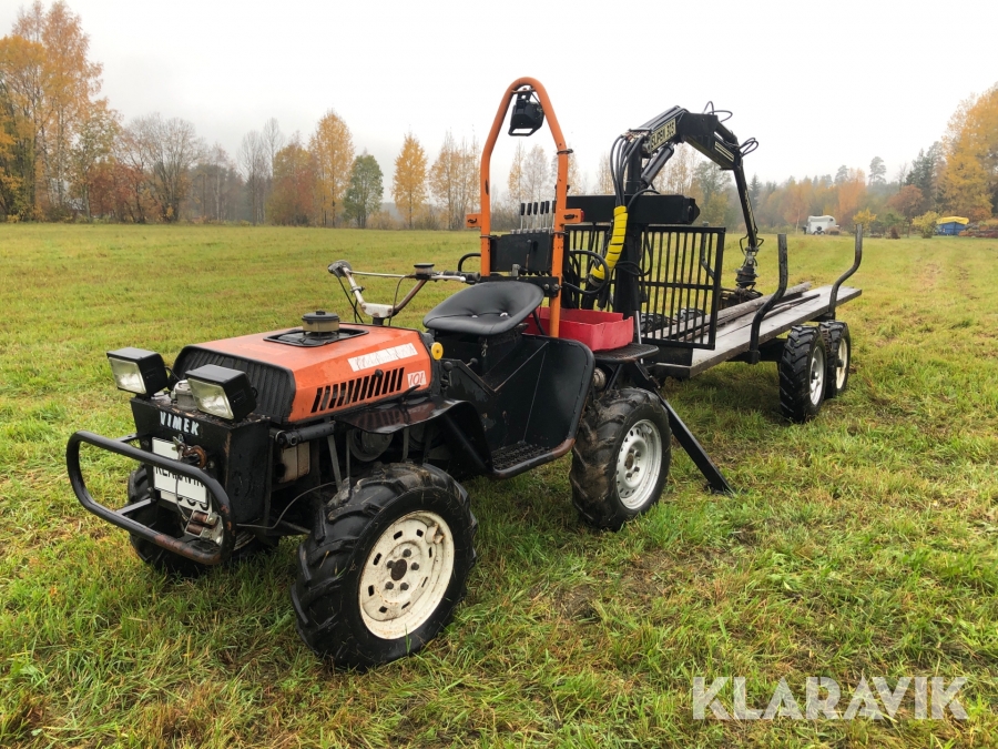 Minskotare Vimek Minimaster 101 med trailer