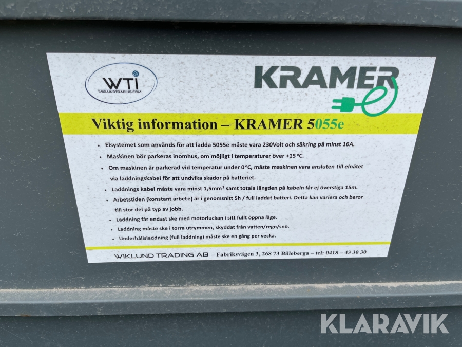 Hjullastare Kramer 5055E