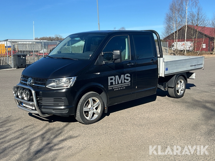 Lätt lastbil Volkswagen Transporter 4 Motion dubbelhytt med flak