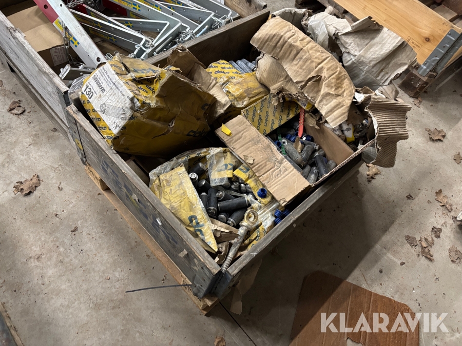 Diverse skruvstop och infästning