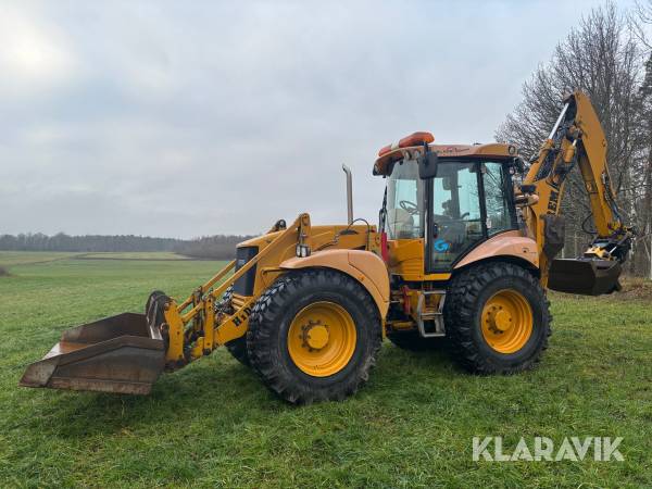 Grävlastare Hydrema 928E med redskap