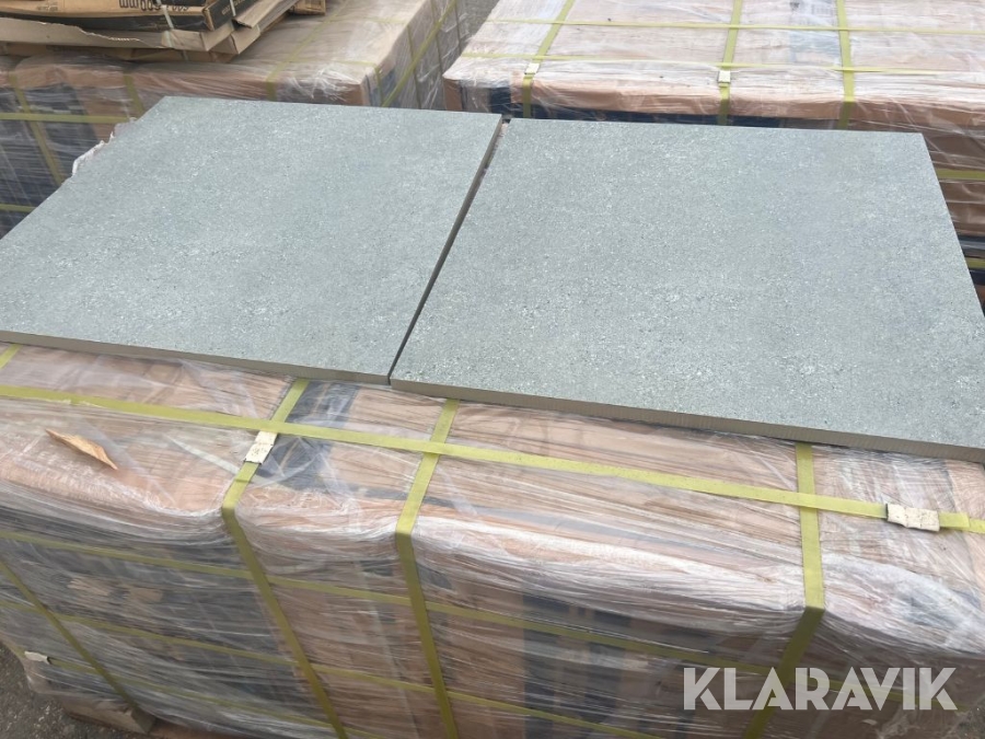 Uteklinker Shellstone Grey 60x60 20mm 100kvm