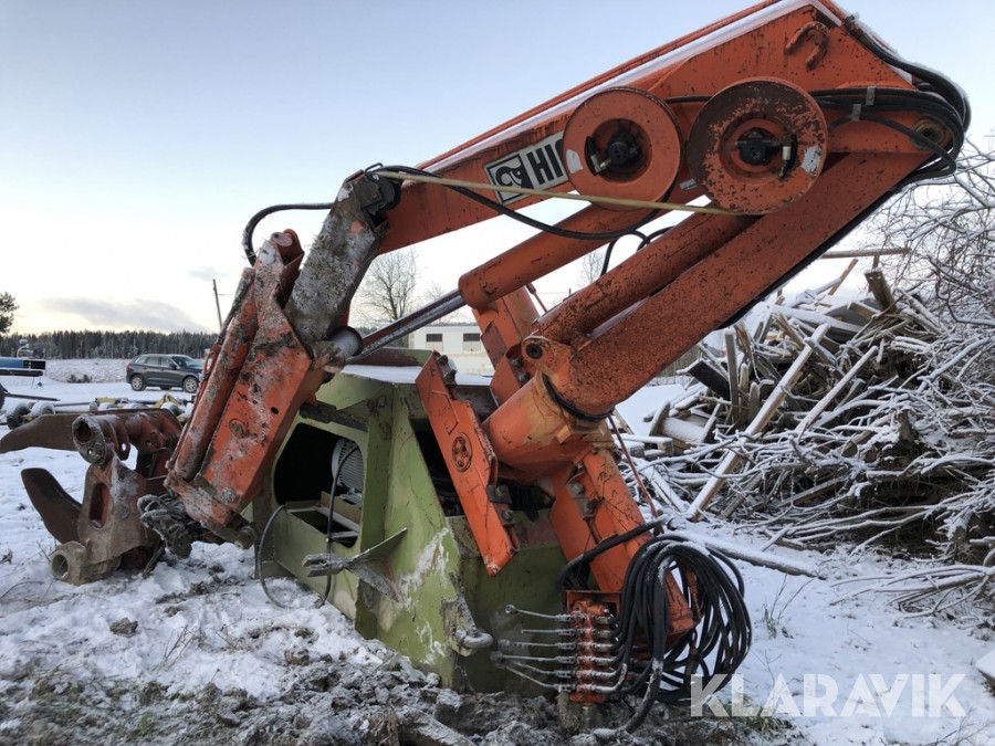 Stengrip el-hydraulisk kran Hiab 1265 Stationär