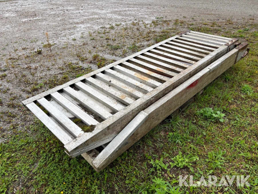 Aluminumramper 2,52 x 0,73 m 2 st