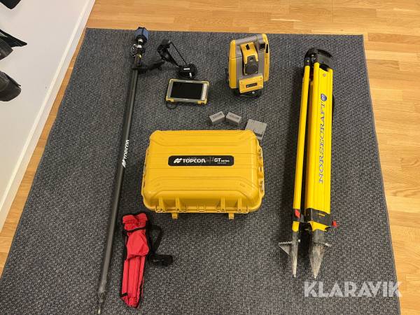 Totalstation Topcon GT602 med tillbehör