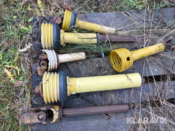 Diverse kraftuttagsaxlar