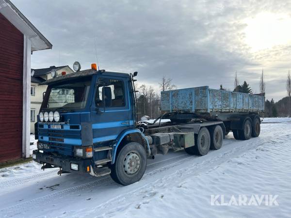 Lastbil EPA Scania P112H med tippvagn