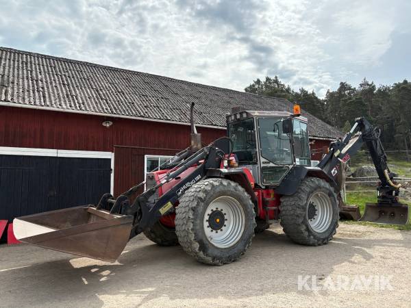 Grävlastare Huddig 1160 med redskap