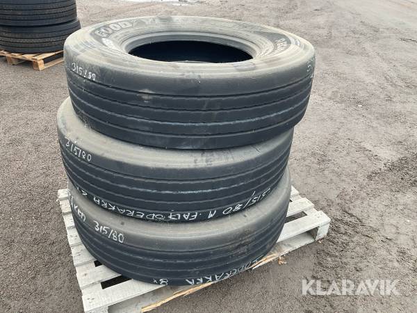 Däck Goodyear 315/80R22,5 3st
