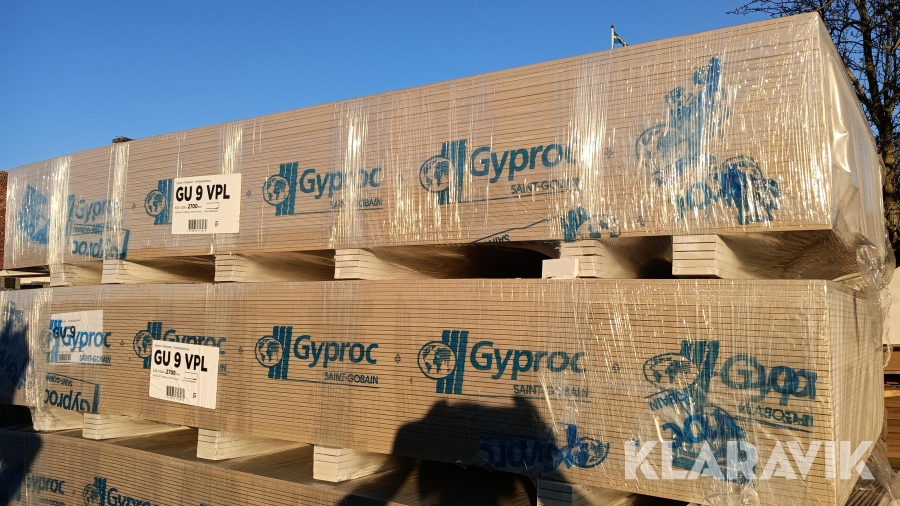 Pall med Gyproc vindskyddsskivor 40st