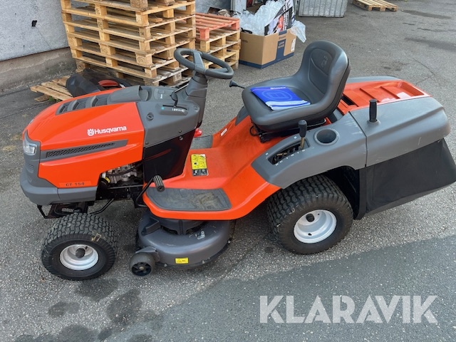 Gräsklippare Husqvarna CT 154 med uppsamlare