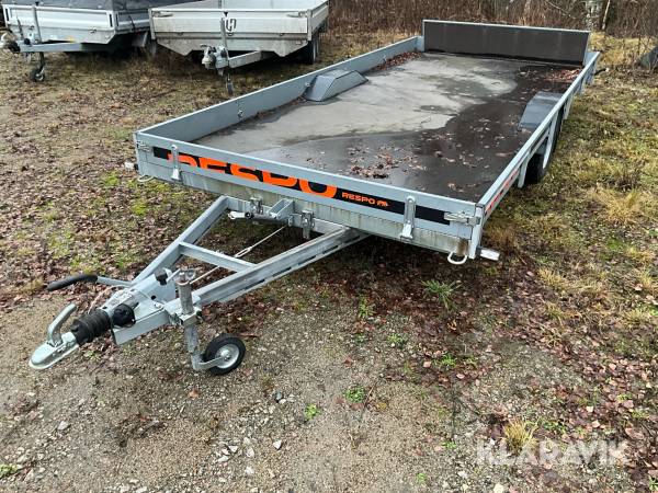 Personbilssläp Respo StrongLine Skotersläp med tipp