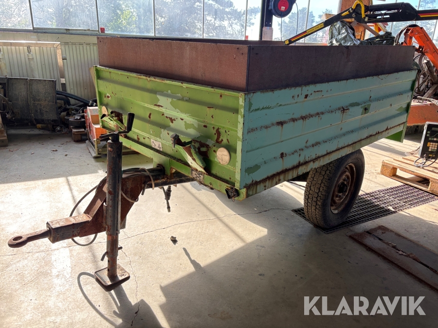 Tippbar traktorvagn Unigenos Ans 151
