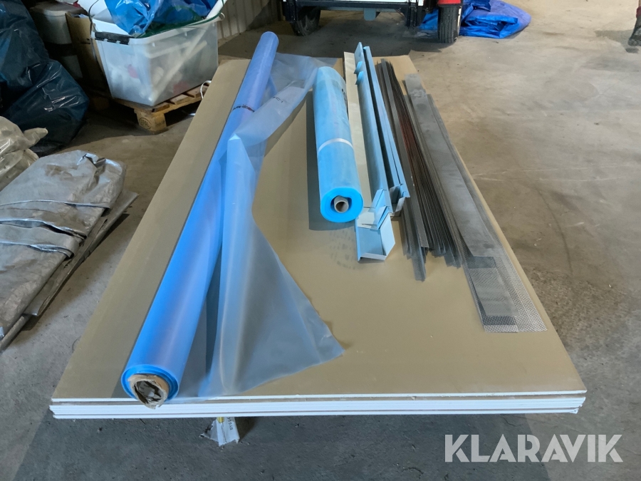 Gips samt diverse spackelhörn