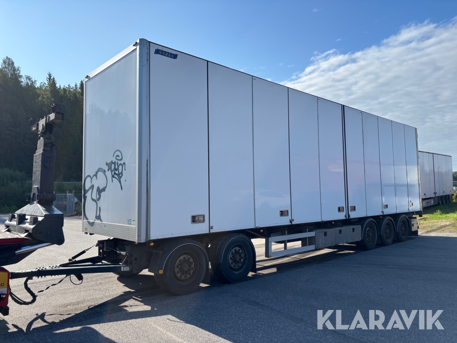 Släp Närko D5HW13L62 Med öppningsbar sida