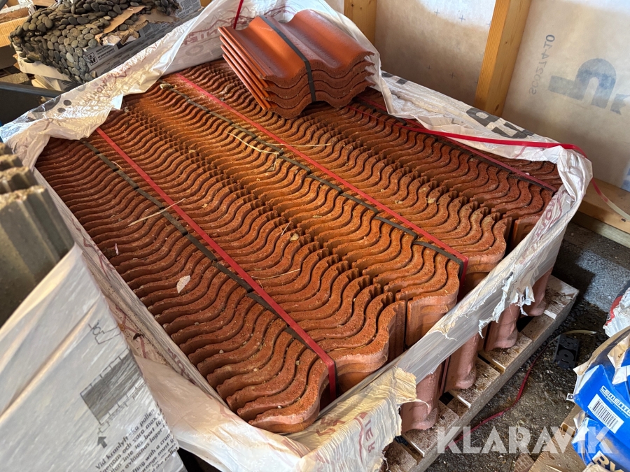 Takpannor Jönåker Elegant T-röd 132st