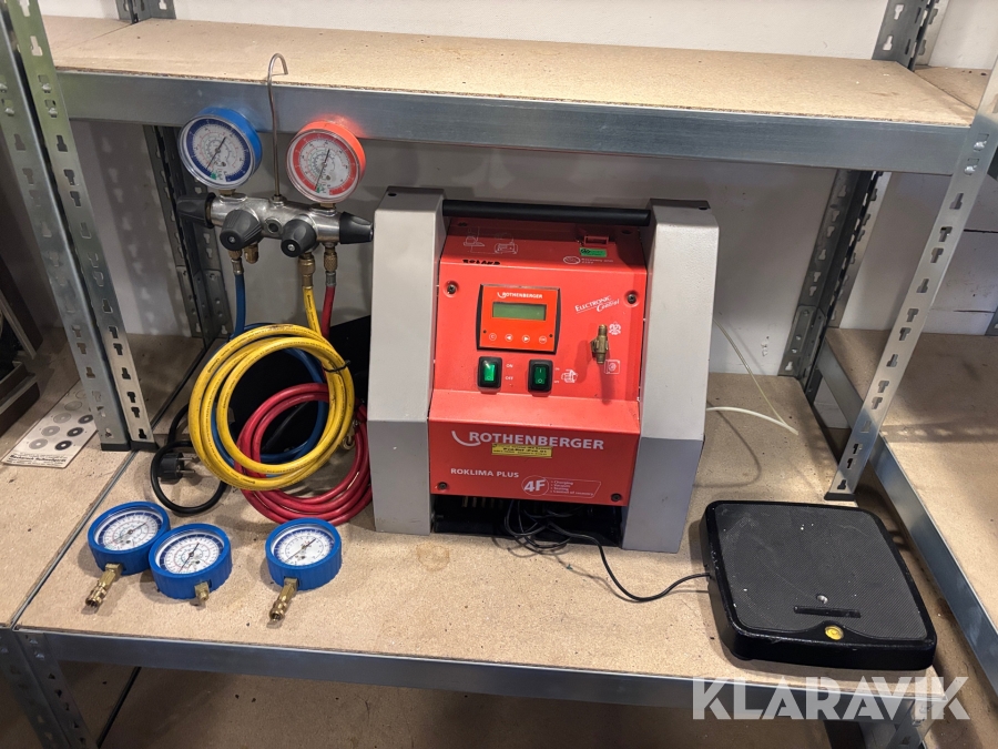 Portabel AC påfyllningsmaskin Rothenberger Roklima Plus 4F