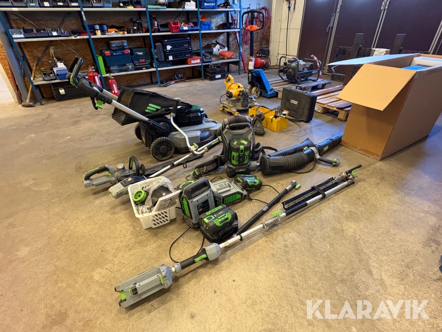 Eldrivna Trädgårdsredskap EGO