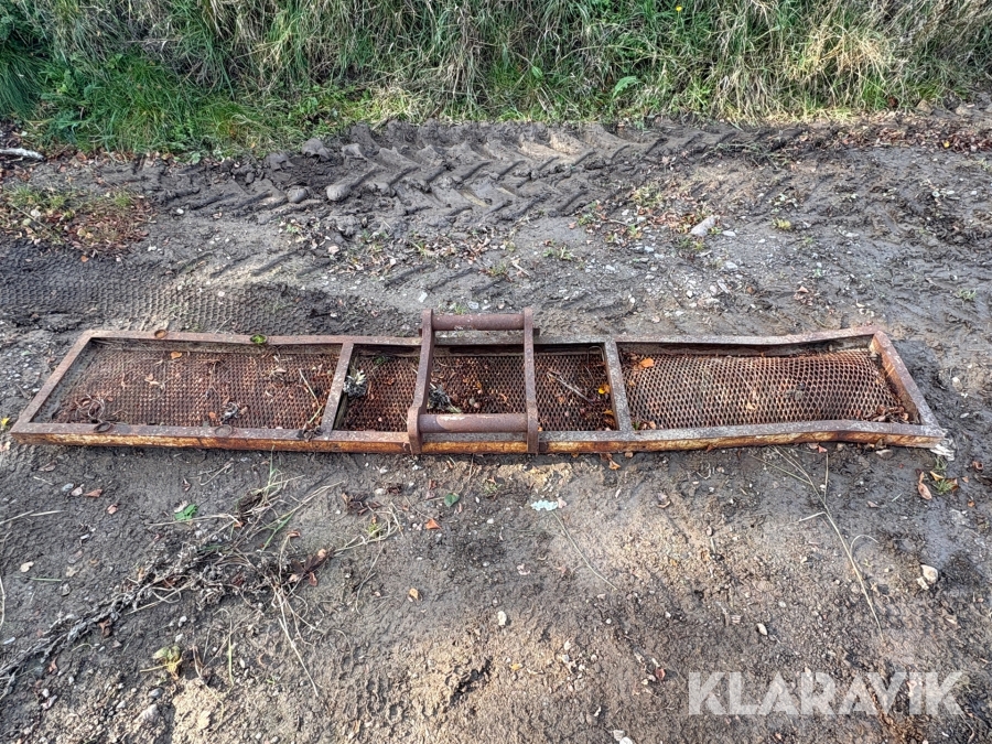 Planeringsbalk med grind S70