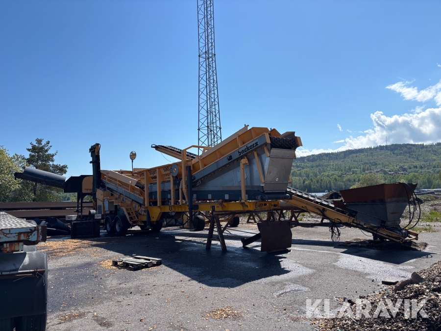 Siktverk Backers Stjärnsikt 3- fack med vindsikt & transportband